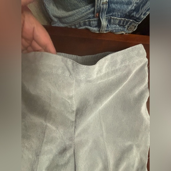 Alfred dunner light gray corduroys 6 petite worn once elastic back preppy‎ - Picture 4 of 4